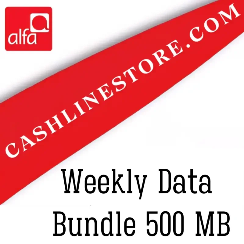 Weekly Data Bundle 500 MB - Alfa