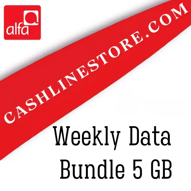 Weekly Data Bundle 5GB - Alfa